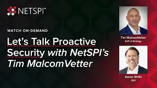 Let&rsquo;s Talk Proactive Security with NetSPI&rsquo;s Tim MalcomVetter