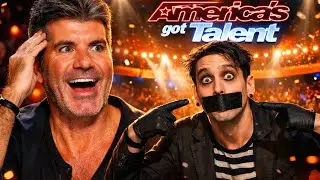 He Said NOTHING&hellip; Yet Simon Cowell LOST IT!  Tape Face&rsquo;s Silent Acts SHOCK AGT
