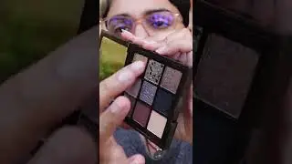 Huda Beauty Wild Obsessions - Jaguar Palette Swatches on Indian Skin in Natural Light.