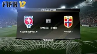 FIFA 17 - Czech Republic vs. Norway (WC Qualifying) @ Stadion Neder