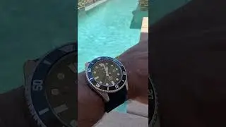 CASIO DURO Dive Watch at the Pool #shorts #watches #watch #casio #duro #summervibes #divewatch