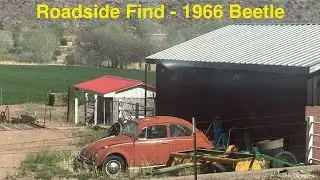 Classic Roadside Find 1966 Beetle - on the backroads where the blacktop ends!