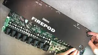 Presonus Firepod Firewire recording interface teardown