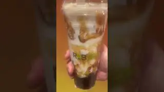 BROWN SUGAR BUBBLE TEA #trending #viral #short #refreshing #colddrinks #delicious #yummy #sweet #wow
