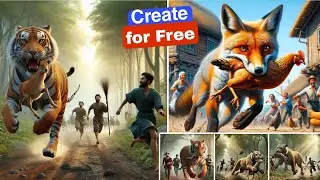 How To Make Animals 3D Social Media Images |Bing Ai Photo Editing.