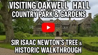 Visiting Oakwell Hall Country Park & Gardens 🌳 | Sir Isaac Newton&rsquo;s Tree & Historic Walkthrough 🌿🏰