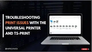 How To Fix Printer Problem With The Universal Printer and TS-Print #tsplus  #printerissue #printer