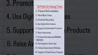 10 Ways save tree |10 points save tree |Save tree | Importance of trees#savetrees #importanceoftrees