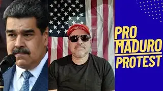Pro Maduro Protest By Socialists