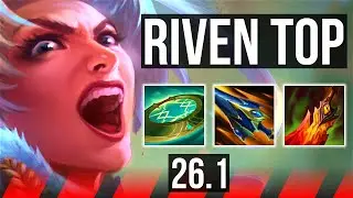 RIVEN vs DARIUS (TOP) | 43K damage | EUW Master | 26.1