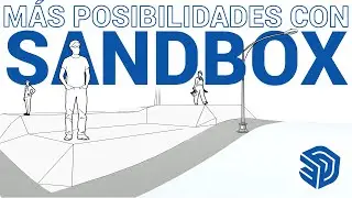 Modify Terrain with Sandbox in SketchUp... Easy and Fast!