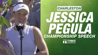 Jessica Pegula Championship Speech | 2025 Charleston Championship