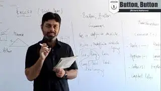 First Year English Chapter 1 Button Button | - 11th Class English Book 1 Translation
