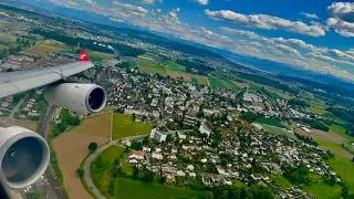 [4K] – Incredible Zurich Takeoff – Edelweiss Air – Airbus A340-300 – ZRH – HB-JMG – SCS 1500
