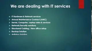 IT services, Computer Service, IT AMC, Hardware and Networking