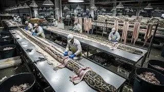 Watch How Snake Skin Becomes a Million-Dollar Gadget Industry (Full Process)