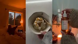 Cozy night routine TikTok compilation ☕️