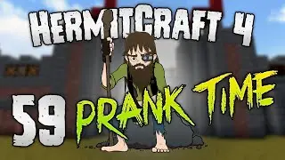 HermitCraft 4 - #59: SUPER POOP CASTLE & VOID VILLAGERS (Minecraft 1.10)