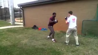 backyard MMA Fight joker vs jake (lateral throw) FTW
