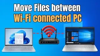 Transfer Files Between Two PCs Over Wi-Fi (No USB, No Internet)