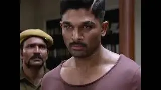 Allu arjun getting angry in police station trending meme template