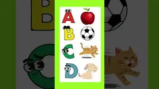 ABC Adventure: Learn Letters A to H with Fun Characters! 🍎🐾