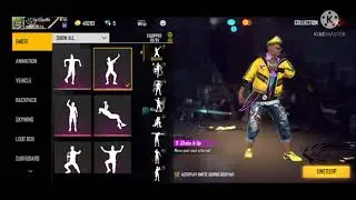 Free fire rewards New Emote or Green balloon token 💀👿