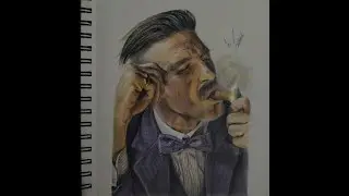 Arthur Shelby Colored Drawing | Peaky Blinders | Time Lapse Art