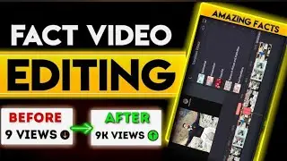 🔥 Fact Video Editing Tutorial // Edit Fact Video Like Pro 😎 // Factoboi