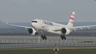 Brussels Airlines A330-900neo landing in Astana