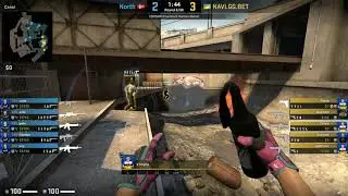 Natus Vincere s1mple vs North (21-14) de_Overpass DreamHack Masters Malm&ouml; 2019