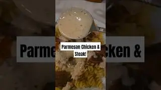 Chicken & Steak Parmesan Rotini #food #cooking #dad #yummy