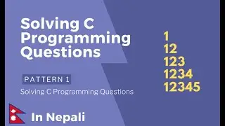 Pattern Problem Solving - 1 | Solving C Programming Questions | Alen Computer