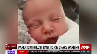 Parents share warning after losing daughter to RSV