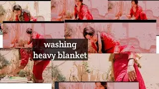 heavy blanket washing at home esy way