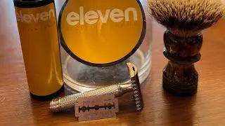 Wetshaving: Citrus Week with Eleven Shaving Sicilian Lemon and the Muhle R41. Scent: Ultra Male 🤤