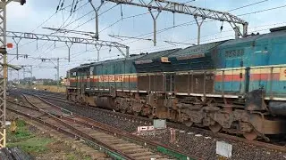 Morning Freight Trains Compilation from Malavli Station