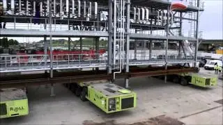 Transport of prefabricated jetty