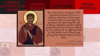 Eastern Meditation, Mindfulness, Meditation, and Christian Contemplative Prayer