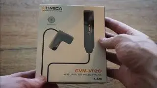 Just Unboxings 📦  Comica CVM-V02O 🎤  Omnidirectional XLR Lavalier Microphone 🔊 ASMR Unboxing