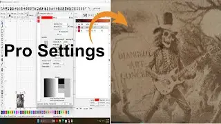Laser Photo Engraved Pro-Settings Lightburn 1.7.06 Editor #DecorDesk,