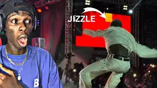 Jizzle Fall Down On Attack's Stage