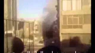A booby-trapped car explodes in Damascus on 5-5-2012