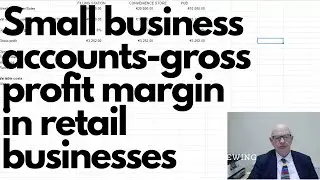 Small business accounts-gross profit margin in different retail businesses-video #2