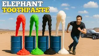 World's BIGGEST Elephant Toothpaste इतना Foam कभी नहीं देखा होगा!