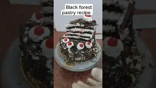 black forest pastry recipe video #making #shortsfeed #shorts #short