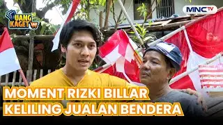 Moment Rizki Billar Keliling jualan bendera UKBR