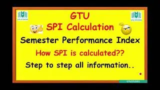 GTU result SPI calculation | Semester performance Index