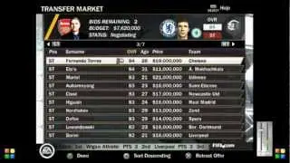 FIFA 13 PS2 manager mode-Arsenal