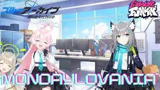 【FNF×Blue archive】Mondaylovania ft. Hoshino and Shiroko
